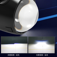 DIKAM Super lumineux Bi LED projecteur phare lentille 3.0 pouces 90w lentille bifocale installation sans perte