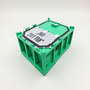Conteneur isolé certifié VITA DNV 2.7-1 de 13 pieds en forme de bateau pour la récupération des déchets offshore de forage pétrolier, capacité de 13 227 lb - Product Image 1