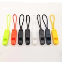 Porte-clés sifflet de sécurité lumineux et plat, personnalisable, pour sac, gilet de sauvetage, avec fermeture éclair, fabricant
