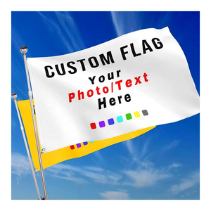 Banderas <span class=keywords><strong>de</strong></span> Poliéster con Logotipo Personalizado para Eventos - Fábrica <span class=keywords><strong>de</strong></span> Banderas Profesional - Product Image 1