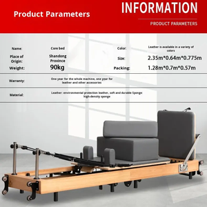 Reformer de Pilates Plegable de Alta Calidad para el Hogar, Venta Directa de Fábrica, Reformer de Pilates Plegable para Gimnasio, Reformer de Pilates Plegable para Fitness - Product Image 4
