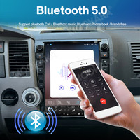 Radio mobil 13 "Untuk Toyota Tundra 2007-2013 Android Carplay 360, pemutar Multimedia Mobil navigasi Stereo otomatis untuk gaya Tesla