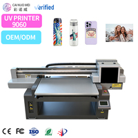 Impresora UV de Cama Plana de Inyección de Tinta 9060, Procesamiento de Producción en Masa para Carcasas de Teléfono, Láminas Acrílicas, Tableros de Madera, Máquina Impresora de Adhesivos