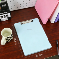 Shantou accessoires de bureau A4 pince d'allaitement fichier boîte de fichiers en plastique presse-papiers avec rangement boîte de fichiers organisateur dossier en plastique