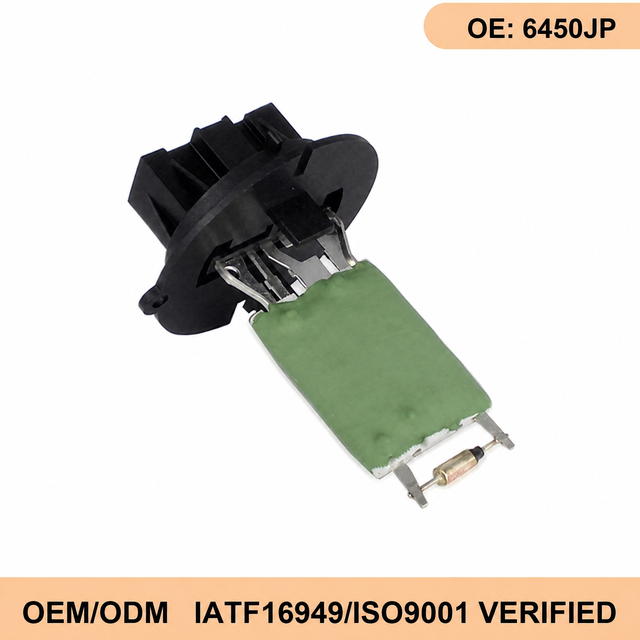 Wanray Blower Motor Resistor Heater Fan Resistor for 206 307 C3 Fan Speed Replacement 9636618080