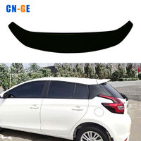 Aileron de coffre arrière ABS noir brillant pour Toyota Yaris Vios Hatchback FS Style 2014-2022 Accessoires Aileron de toit