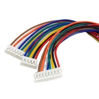 JST XH2.54 1m Kabel Pita PVC Putih Inti Tembaga Single-Core 2P 3jin IP68 DC30V untuk Kabel Harness Peralatan Rumah Tangga