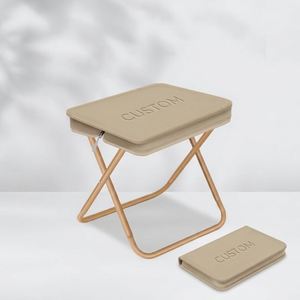 Chaise de camping pliable personnalisée avec logo, chaise portable pour sac à dos, mobilier d'extérieur pour plage, pêche et randonnée – Offre Spéciale - Product Image 1