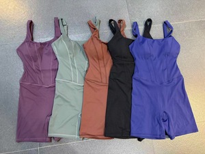 Vente en gros de <span class=keywords><strong>justaucorps</strong></span> et combinaisons de sport pour femmes, à séchage rapide, sexy, à bretelles réglables, dos nu, pour le yoga et le fitness - Product Image 6
