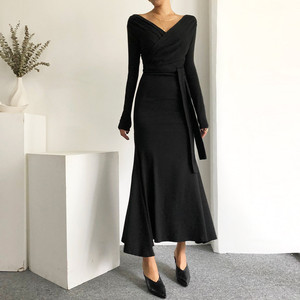 Abito maglione caldo e spesso lavorato a maglia - Product Image 5