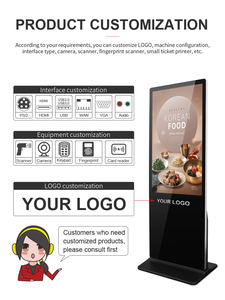 Exhibidor Publicitario Vertical, Pantalla Táctil de 55 Pulgadas 4K, Reproductor de Video Digital para Publicidad, Gran Venta - Product Image 3