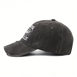 Gorra <span class=keywords><strong>de</strong></span> Béisbol Deportiva <span class=keywords><strong>de</strong></span> Algodón Lavado Estilo Vintage, Sin Estructura, <span class=keywords><strong>de</strong></span> Mezclilla, Retro, Ajustable, <span class=keywords><strong>de</strong></span> 6 Paneles, con Bordado - Product Image 3