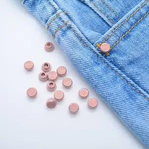 Nickel Free Alloy Custom Metal Shank Zinc Alloy Round jeans rivet Jeans Button and Rivet for Jeans