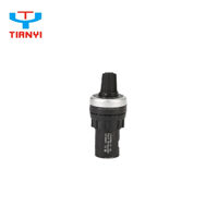 Potentiomètre numérique à coque en nylon 1K/5K/10K/50K, régulateur de fréquence, interrupteurs à bouton-poussoir, précision IP65 (0,02% + 2)