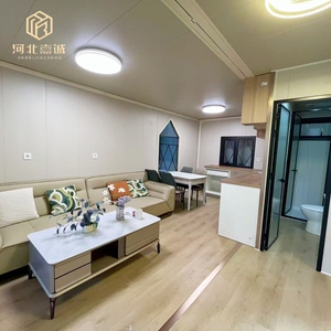 Casas Contenedor Prefabricadas con Ventanas Francesas Extra Grandes, Casas Móviles que se Pueden <span class=keywords><strong>Alquilar</strong></span>, Reventa y Personalización - Product Image 5