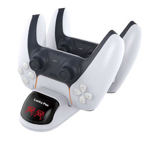 Base de Carga Doble para Controles de PS5 con Luz LED, Estación de Carga para Sony <span class=keywords><strong>Playstation</strong></span> 5 - Product Image 1