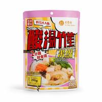 Custom Printed Instant Rice Noodle Packaging Stand Up Pouch with Hanging Hole for Vermicelli Soup Noodles Heat Seal Bag