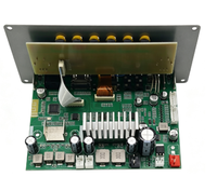 Module d'amplificateur de karaoké personnalisable 100W 2.1 canaux avec port USB optique, entrée auxiliaire, micro et écran LCD pour haut-parleur domestique OEM/ODM