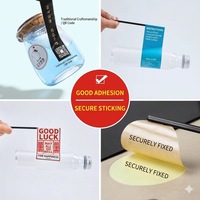 Autocollants personnalisés en PVC transparent avec code QR, étiquettes autocollantes imperméables avec logo pour l'emballage et la publicité