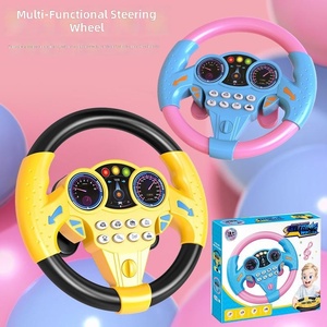 Juguete de Volante de Plástico de Gran Tamaño con Base de Succión, Juego de Conducción Simulado, Funciona con Pilas, con Música y Luces, Juguete Educativo para Jóvenes - Product Image 3