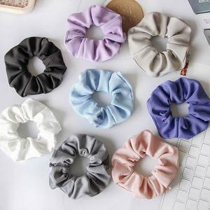 Chouchous pour cheveux personnalisés pour femmes avec logo, en polyester, style européen-américain, avec fermeture éclair et poche discrète - Product Image 2