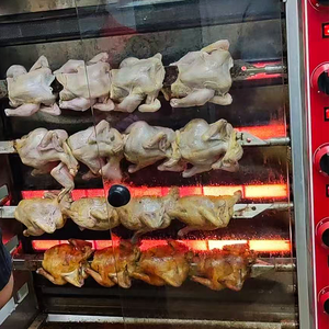 Four à rôtisserie au gaz commercial HELAXEN, grill en acier inoxydable, broche rotative, plage de température de 0 à 400 degrés pour les restaurants et les hôtels - Product Image 5