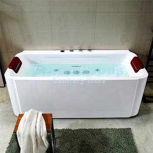 Bañera de hidromasaje acrílica con luces Led coloridas, bañera de masaje de burbujas de aire, Spa de <span class=keywords><strong>EE</strong></span>. <span class=keywords><strong>UU</strong></span>., nuevo diseño - Product Image 4