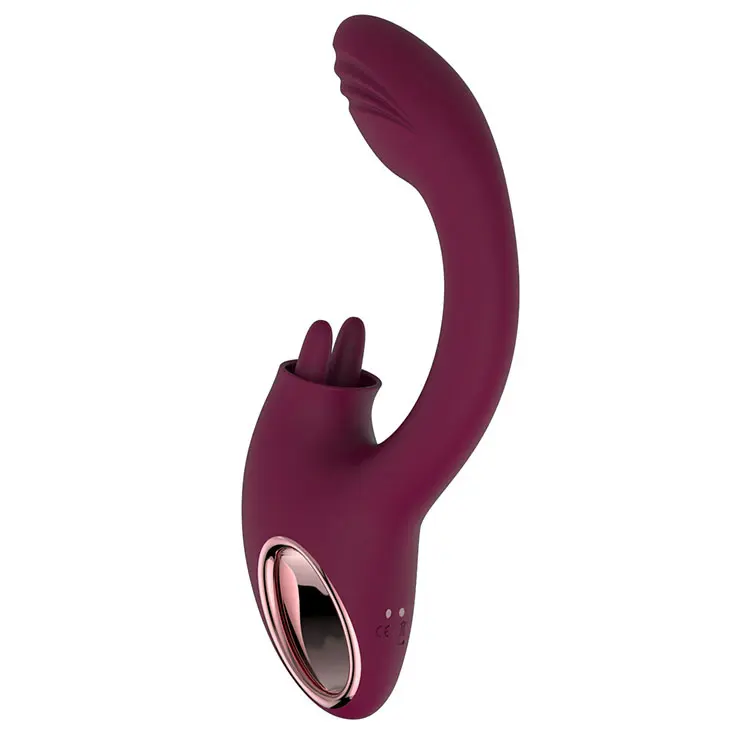 Wasserdichter stiller Dildo Vibrator Kaninchenvibrator Sexspielzeug für erwachsene mit 7 Leck- und Vibriermodi