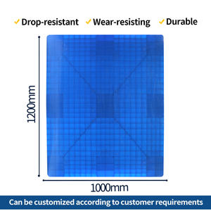 1200x1000x150mm Heavy Duty Industrial HDPE Euro Std Reutilizable a prueba de humedad Apilable Almacén Paleta de plástico 800kg Capacidad - Product Image 2