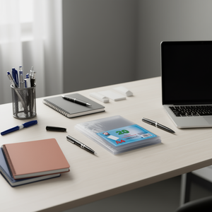 Carpeta de Archivos Transparente de 20 Páginas, Material PP con Inserciones Transparentes, FUNDAS TRANSPARENTES - Product Image 3