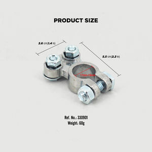 Conectores de terminal de batería de poste superior, extremos de cable de batería, terminales de coche, abrazaderas - Product Image 2