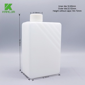 Botella de reactivo de Hematología de 500ml para Analizador de Bioquímica <span class=keywords><strong>Nihon</strong></span> <span class=keywords><strong>Kohden</strong></span> botella química cuadrada de laboratorio con tapón de rosca - Product Image 3