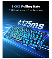 GravaStar Mercury V75 HE 75% Wired Hall Effect Magnetic Gaming Keyboard 8K Hz 0.005mm Rapid Trigger RGB Hot Swappable for Gaming