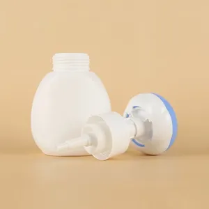 Christmas Empty Flower Head Plastic Foam Pump Bottles Cosmetic Packaging 300ml Hand Wash Face Cream Foaming Soap Pump Bottle