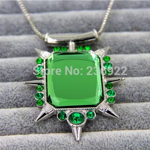 Fashion Jewelry Cristal Charm Once Upon A Time Wicked Witch Zelina Glinda Necklace For Women