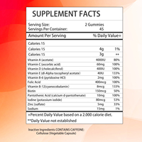 Gommes multivitaminées les plus vendues avec vitamines A, C, D, E – Complément alimentaire qui améliore la routine quotidienne et favorise une santé optimale