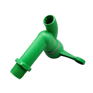 32 Years Professional Faucet Factory Commercial <b>Wall</b> Mounted PP Green Faucet Plastic Bibcock with Ceramic Cartridge - Product Image 2