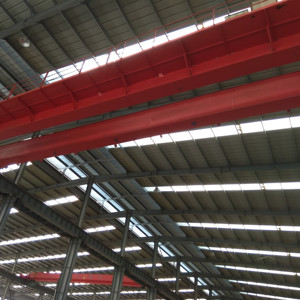 Thép cuộn dây nhà máy tùy chỉnh đôi dầm Đường Sắt Gắn điện du lịch cầu cẩu Đường Sắt loại trên không cần cẩu bán nóng - Product Image 5