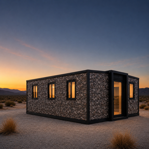 Casa Contenedor de Diseño Europeo Moderno con Paneles Sándwich, Estructura Resistente al Fuego y Duradera para Uso en Villas y Oficinas - Product Image 1
