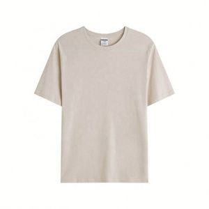 T-shirt pour homme à manches courtes, 100% coton biologique, tee-shirt uni, ourlet simple, col rond, t-shirt pour homme - Product Image 6