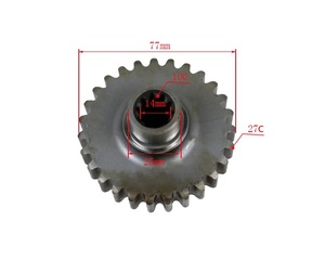 Piezas de Montacargas 12353-FU400, Piñón de Toma de Fuerza Impulsado por Bomba de Engranajes para K25/K21/K15 - Product Image 2
