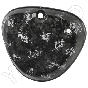 For Simson S50 S51 S53 Motorrad Parts 100% Carbon Fiber Eckige Seitendeckel <b>Square</b> Side Cover Tank <b>Batterie</b> Guard Cover - Forge - Product Image 4
