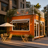 Casa Contenedor Expandible y Desmontable a Precio de Fábrica, Tienda de Café en Contenedor, Casa Contenedor en Venta