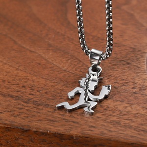 Collar de hombre con efecto espejo personalizado, collar de acero inoxidable plateado para hombre - Product Image 4