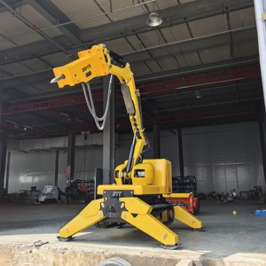 Robot de demolición con control remoto Mini excavadora de 1 tonelada adecuada para espacios estrechos en minas de tuberías - Product Image 1