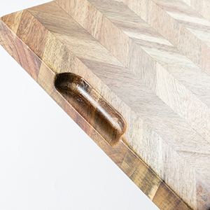 Tabla de Cortar Grande de Madera Maciza Certificada por <span class=keywords><strong>la</strong></span> FDA, LFGB y SGS, para Cocina, Carnicería, Restaurante, Servicios de Catering, Antimoho, Profunda - Product Image 3