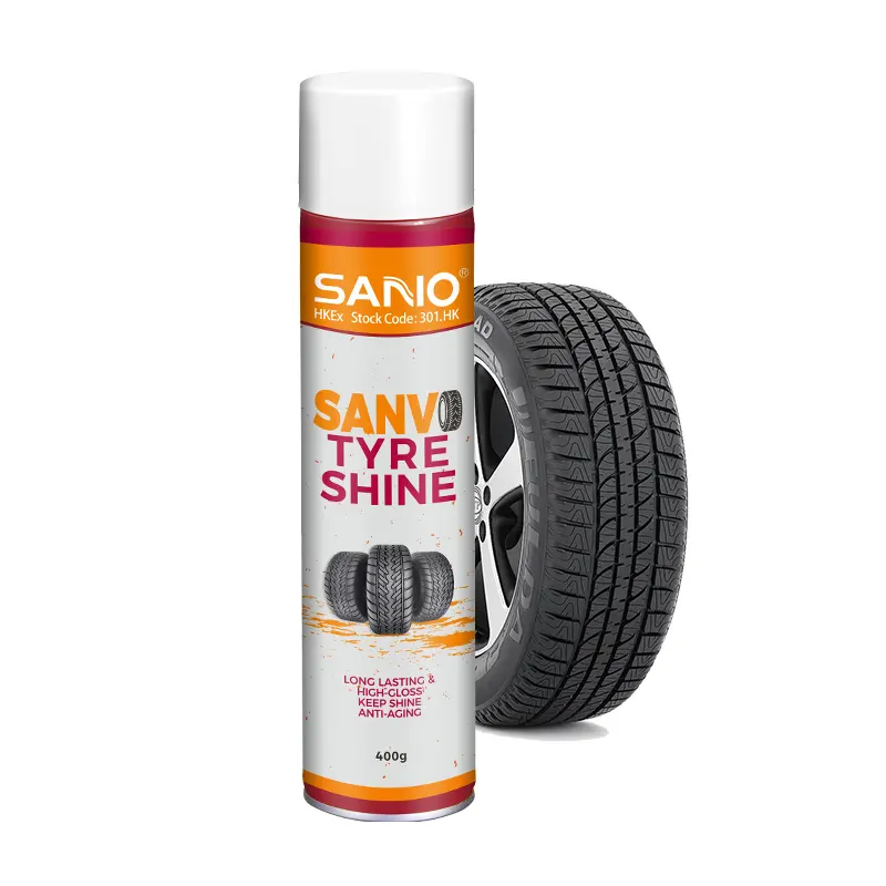 Sanvo-limpiador de espuma para neumáticos, fabricante profesional de alto rendimiento, 22oz