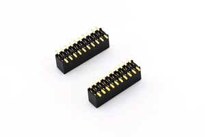 Conector Hembra DIN de Paso de 1.27mm, Doble Fila, Carcasa de Nylon SMT, PCB H4.3mm, 2*2P-2*50P - Product Image 3