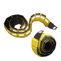 Ralentisseur de circulation pliable en PVC durable LB-SB06, réfléchissant, pour la sécurité routière