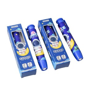 Gomme rétractable en forme d'astronaute, thème exploration spatiale, pour fournitures scolaires, en boîte - Product Image 4